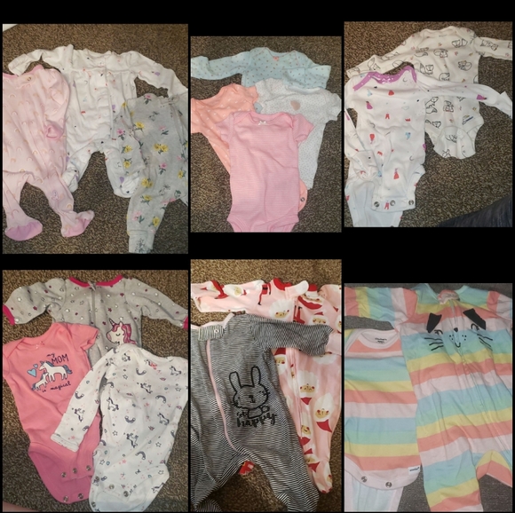 Carter's Other - Lot of 16 piece new born baby girl outfits
